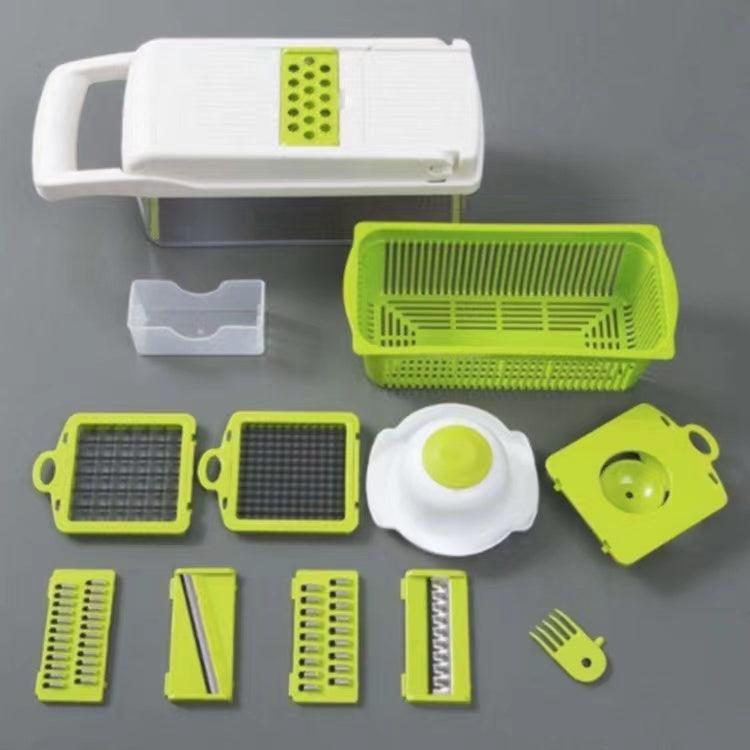 12 In 1 Manual Vegetable Chopper Kitchen Gadgets Food Chopper Onion Cutter Vegetable Slicer - fadidesign