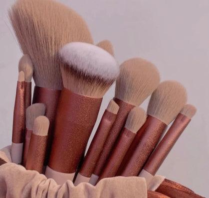 13Pcs Makeup Brush Set Make Up Concealer Brush Blush Powder Brush Eye Shadow Highlighter Foundation Brush Cosmetic Beauty Tools - fadidesign