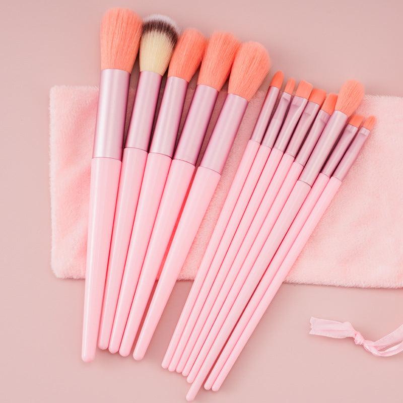 13Pcs Makeup Brush Set Make Up Concealer Brush Blush Powder Brush Eye Shadow Highlighter Foundation Brush Cosmetic Beauty Tools - fadidesign