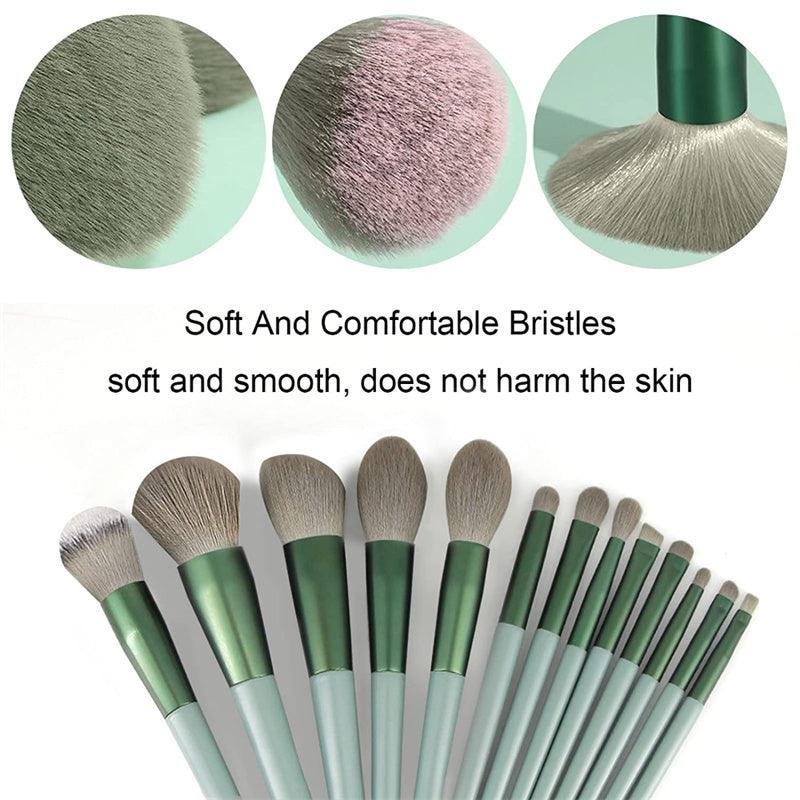 13Pcs Makeup Brush Set Make Up Concealer Brush Blush Powder Brush Eye Shadow Highlighter Foundation Brush Cosmetic Beauty Tools - fadidesign