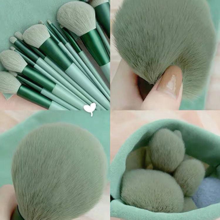 13Pcs Makeup Brush Set Make Up Concealer Brush Blush Powder Brush Eye Shadow Highlighter Foundation Brush Cosmetic Beauty Tools - fadidesign