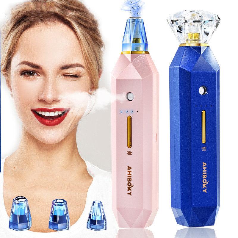 2-IN-1 Blackhead Remover Vacuum Pore Cleaner Acne Remover Mist Facial Sprayer Skin Mouisture Nose Face Deep Cleansing Skin Care - fadidesign