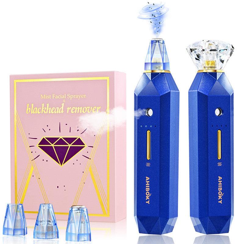 2-IN-1 Blackhead Remover Vacuum Pore Cleaner Acne Remover Mist Facial Sprayer Skin Mouisture Nose Face Deep Cleansing Skin Care - fadidesign