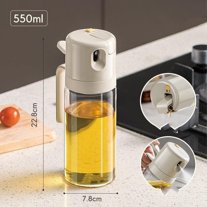 2 In 1 Oil Sprayer Bottle BBQ Cooking Oil Dispenser Olive Oil Pourers Sprayer Kitchen Baking Oil Mister Vinegar Bottle - fadidesign