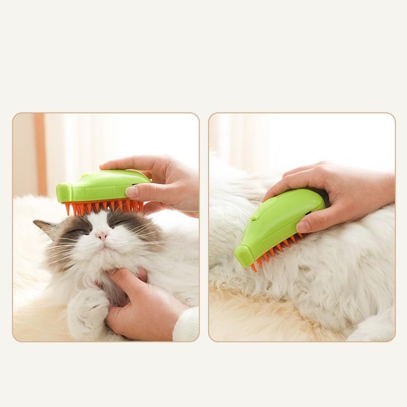 3 In 1 Pet Steam Brush Cat Dog Cleaning Steamy Spray Massage Beauty Comb Hair Removal Grooming Supplies Pets Accessories - fadidesign