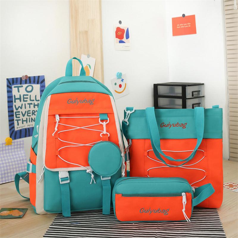 3-piece School Bag Student Backpack - fadidesign