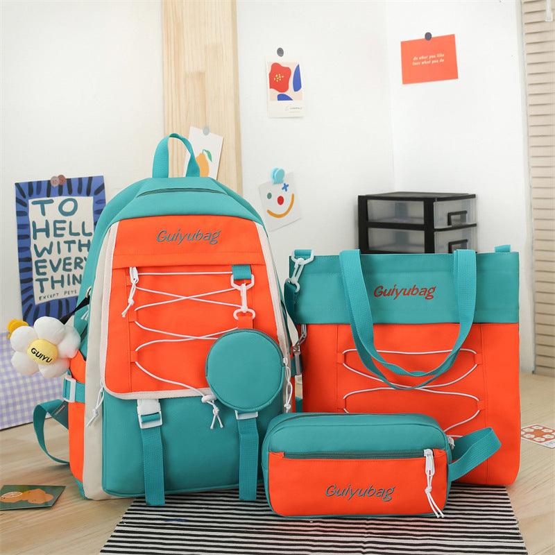 3-piece School Bag Student Backpack - fadidesign