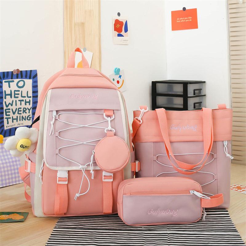 3-piece School Bag Student Backpack - fadidesign