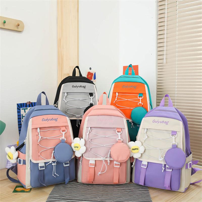 3-piece School Bag Student Backpack - fadidesign