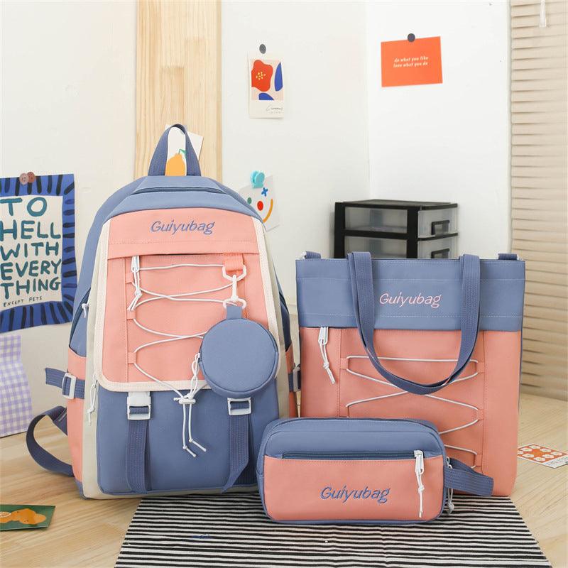 3-piece School Bag Student Backpack - fadidesign