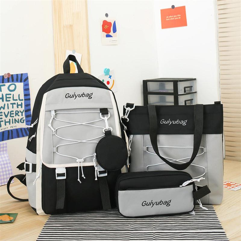 3-piece School Bag Student Backpack - fadidesign