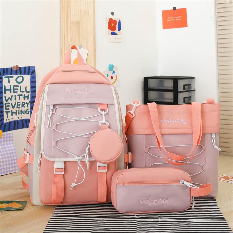 3-piece School Bag Student Backpack - fadidesign