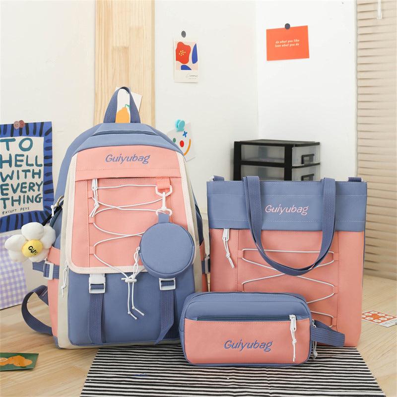 3-piece School Bag Student Backpack - fadidesign