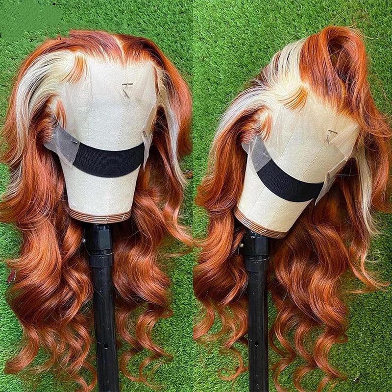 4X4 Human Hair Wig Head Cover Highlights 613 - fadidesign