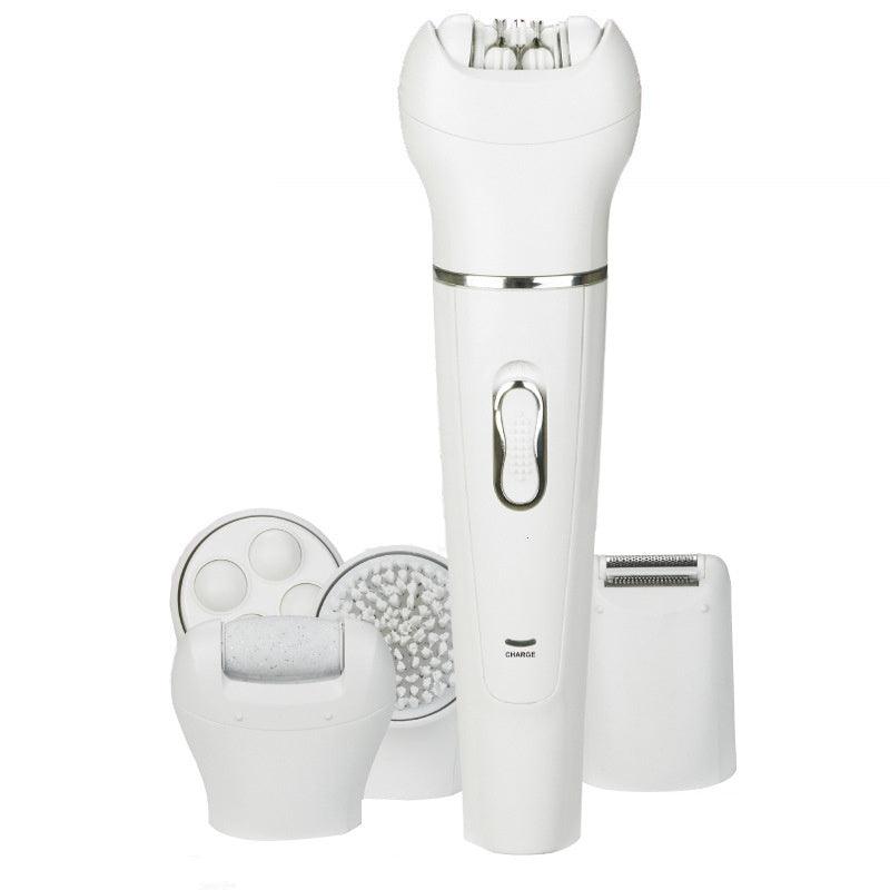 5 in 1 Multi-Functional Portable Face and body Skin Care Electric Massager Scrubber with Facial Latex Brush - fadidesign