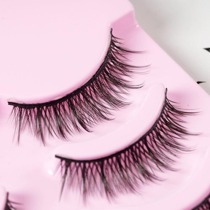 5 Pairs Manga Lashes New Arrival Anime Cosplay Natural Wispy Korean Makeup Artificial False Eyelashes - fadidesign