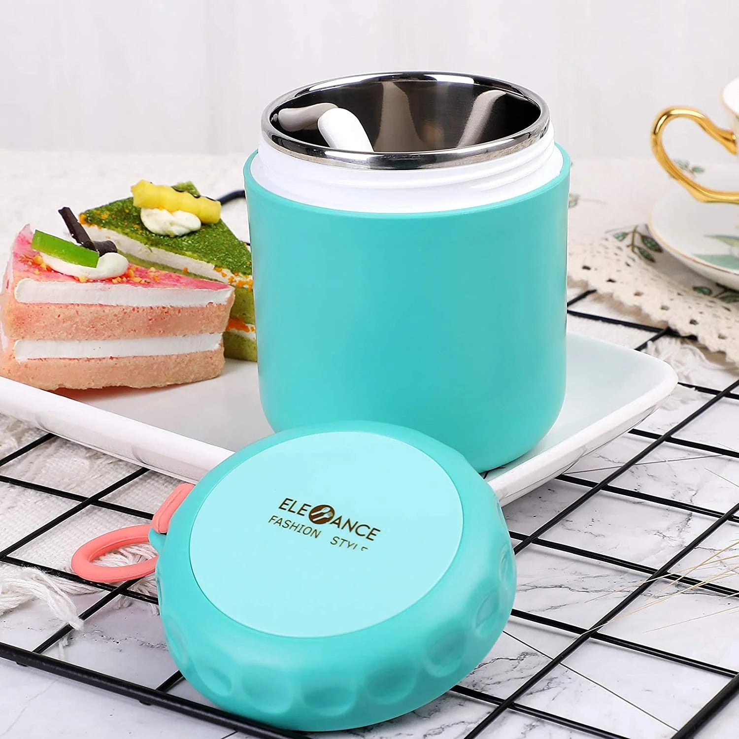 430ml Food Thermal Jar Insulated Soup Cup Thermos Containers Stainless Steel Lunch Box Thermo Keep Hot for School Children