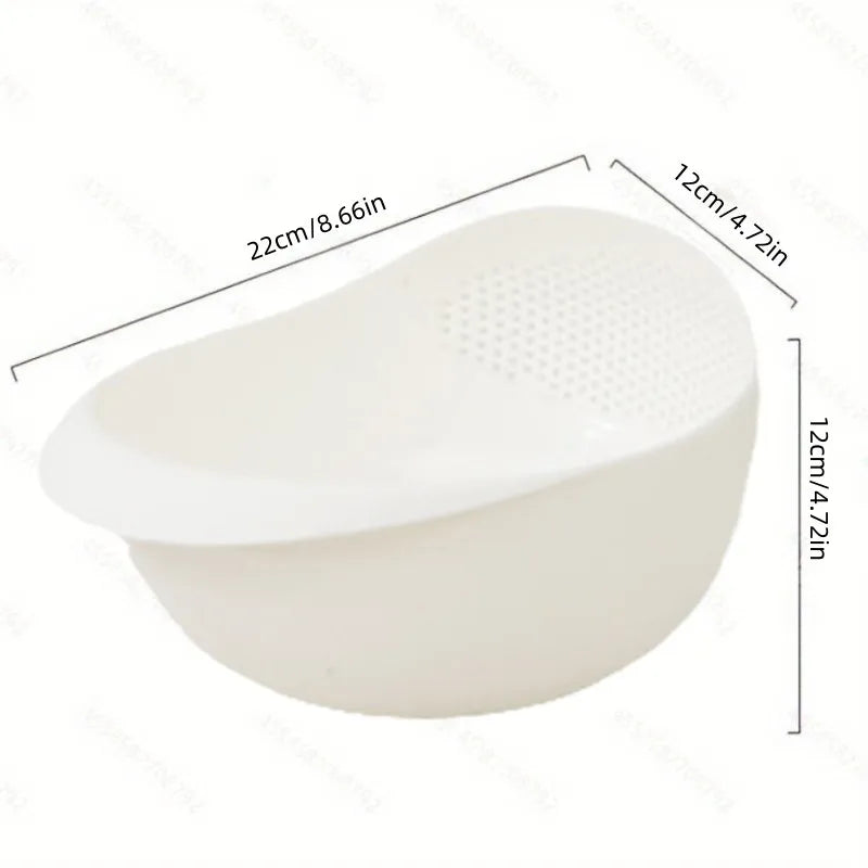 Rice, vegetable and fruit drain basket