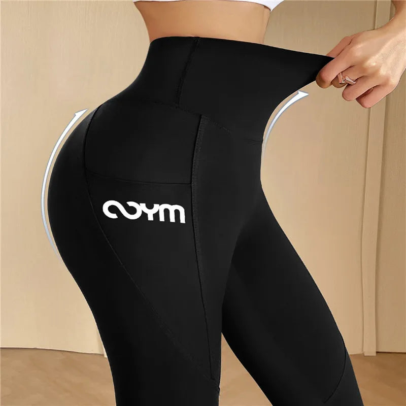 Seamless Leggings With Pocket Women Soft Solid Workout Tights Fitness Outfits Yoga Pants High Waist Gym Wear Spandex Leggings