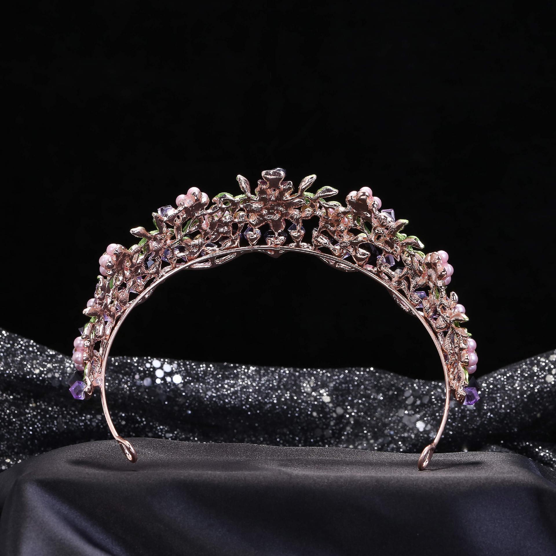 Alloy Crystal Flowers Wedding Bridal Hair Ornaments - fadidesign