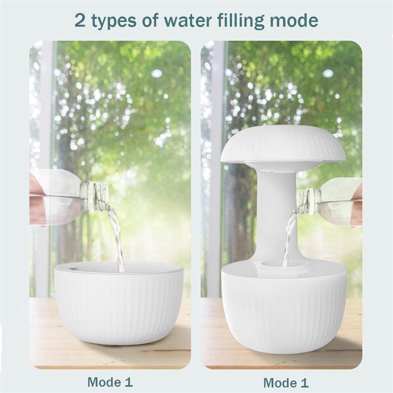 Anti-gravity Air Humidifier Mute Countercurrent Humidifier Levitating Water Drops Cool Mist Maker Fogger Relieve Fatigue - fadidesign