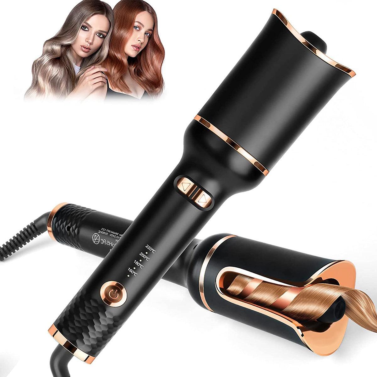 Automatic Curling Iron Air Curling Flat Iron Magic Wand Wave Styling Automatic Rotating Curling Wand Salon Styling - fadidesign