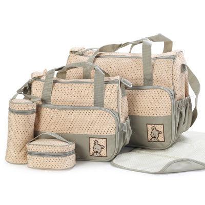 Baby Diaper Bag Suits For Mom Baby Bottle Holder Mother Mummy Stroller Maternity Nappy Bags Sets - fadidesign