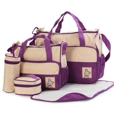 Baby Diaper Bag Suits For Mom Baby Bottle Holder Mother Mummy Stroller Maternity Nappy Bags Sets - fadidesign