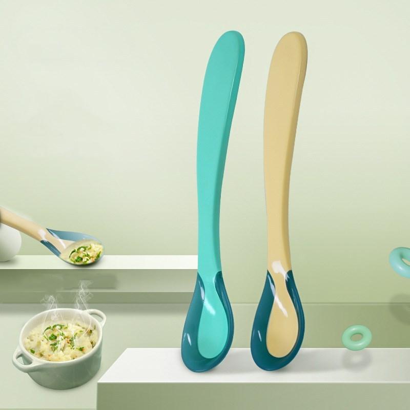 Baby Food Spoon Anti Scalding Baby Food Spoon Stem - fadidesign