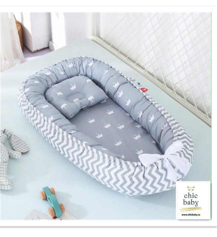 Baby Removable And Washable Bed Crib Portable Crib Travel Bed For Children Infant Kids Cotton Cradle - fadidesign