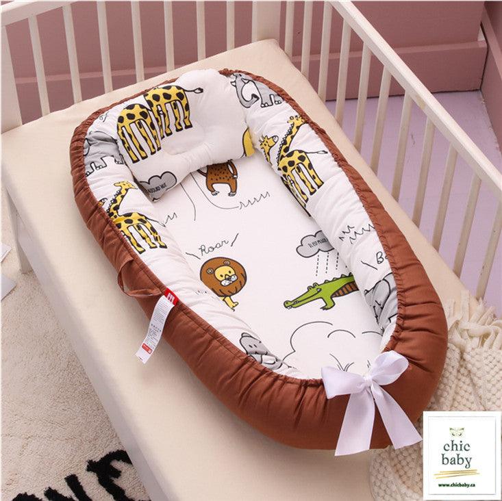 Baby Removable And Washable Bed Crib Portable Crib Travel Bed For Children Infant Kids Cotton Cradle - fadidesign