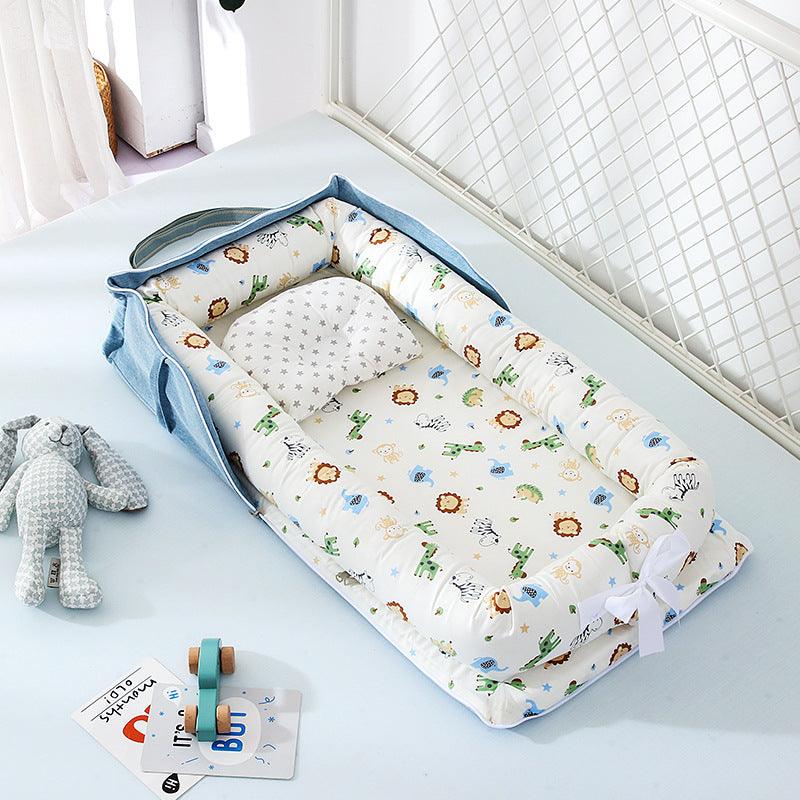 Baby Removable And Washable Bed Crib Portable Crib Travel Bed For Children Infant Kids Cotton Cradle - fadidesign