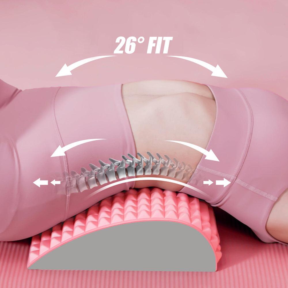 Back Stretcher Pillow Neck Lumbar Support Massager For Neck Waist Back Sciatica Herniated Disc Pain Relief Massage Relaxation - fadidesign