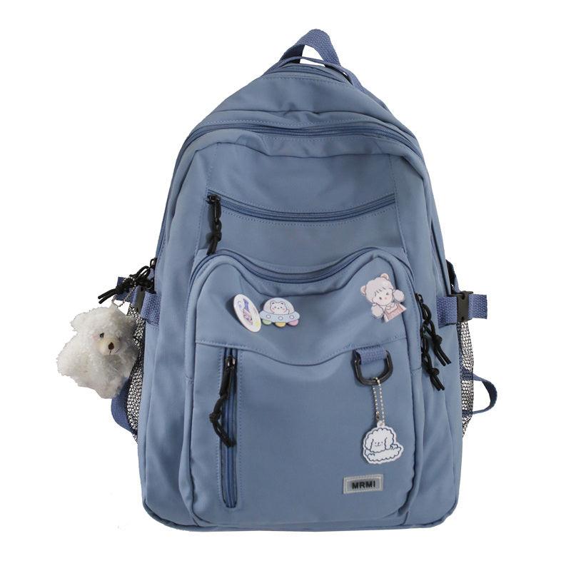 Backpack School Bag Girls Students Schoolbag High Capacity Multi-pocket Design Bags - fadidesign