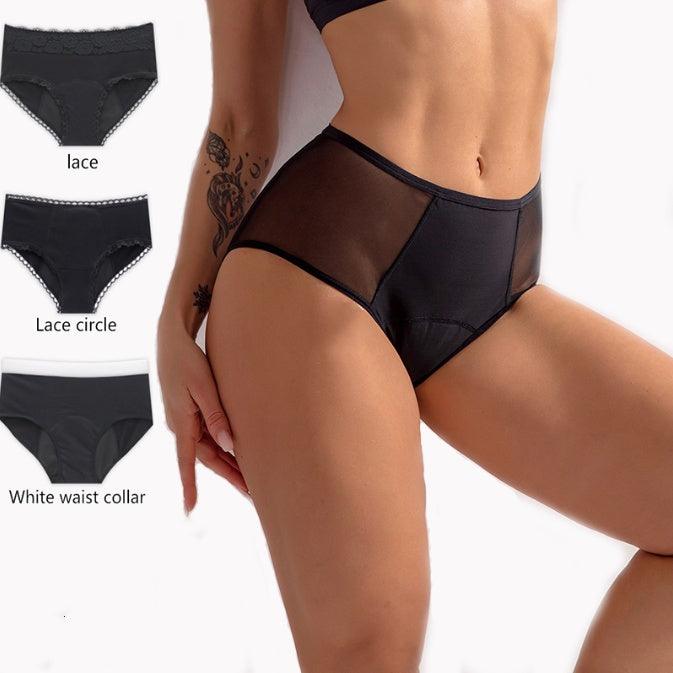 Bamboo Fiber Leak Proof Menstrual Panties Women Underwear - fadidesign