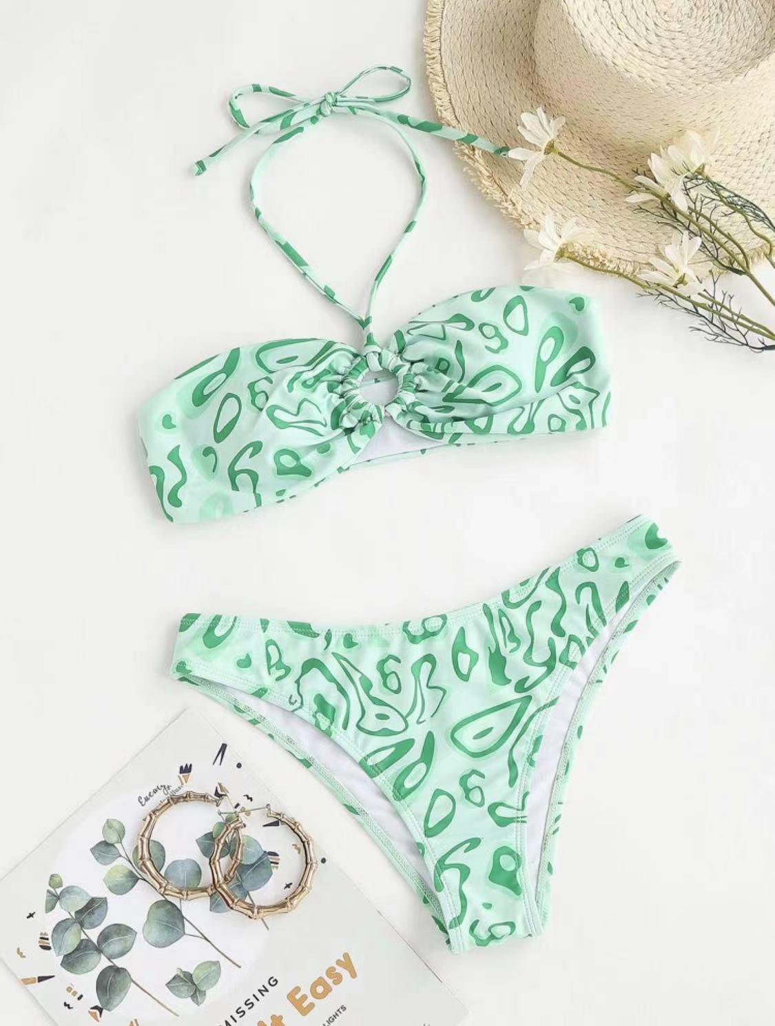 Bandeau Bikini Sexy Split Swimsuit - fadidesign