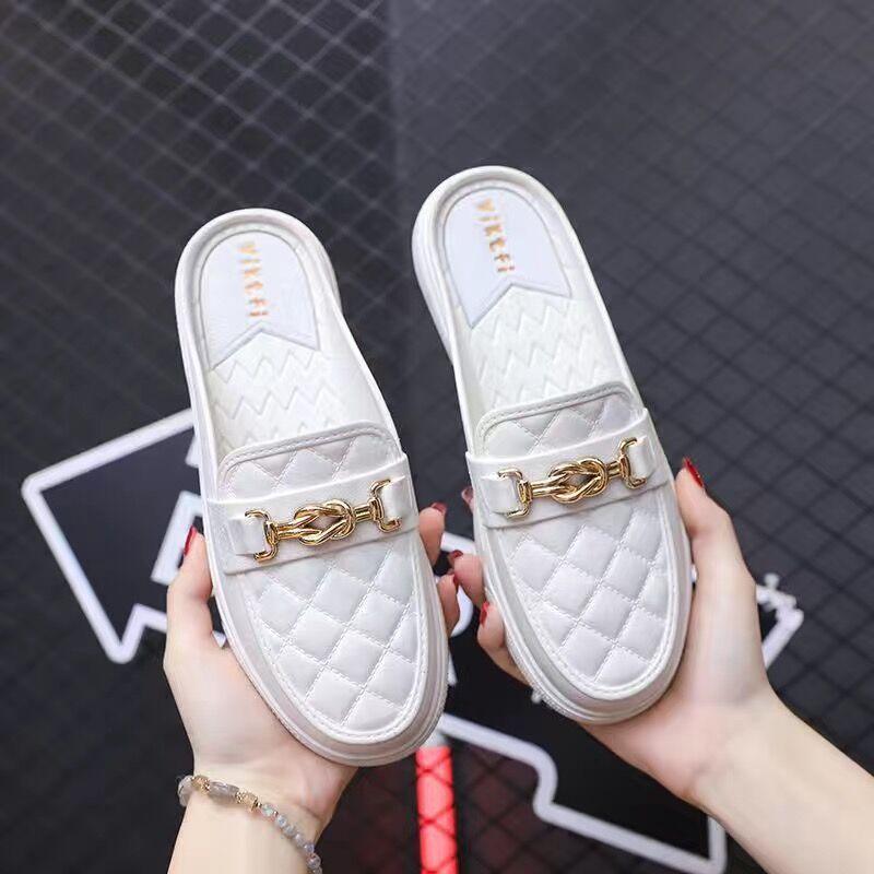 Baotou Half Slippers For Women To Wear In Summer - fadidesign