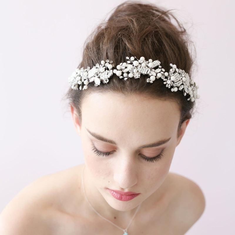 Beaded Bridal Headbands Wedding Dresses - fadidesign