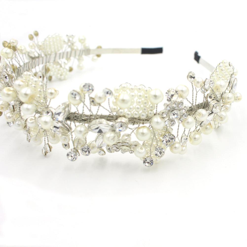 Beaded Bridal Headbands Wedding Dresses - fadidesign