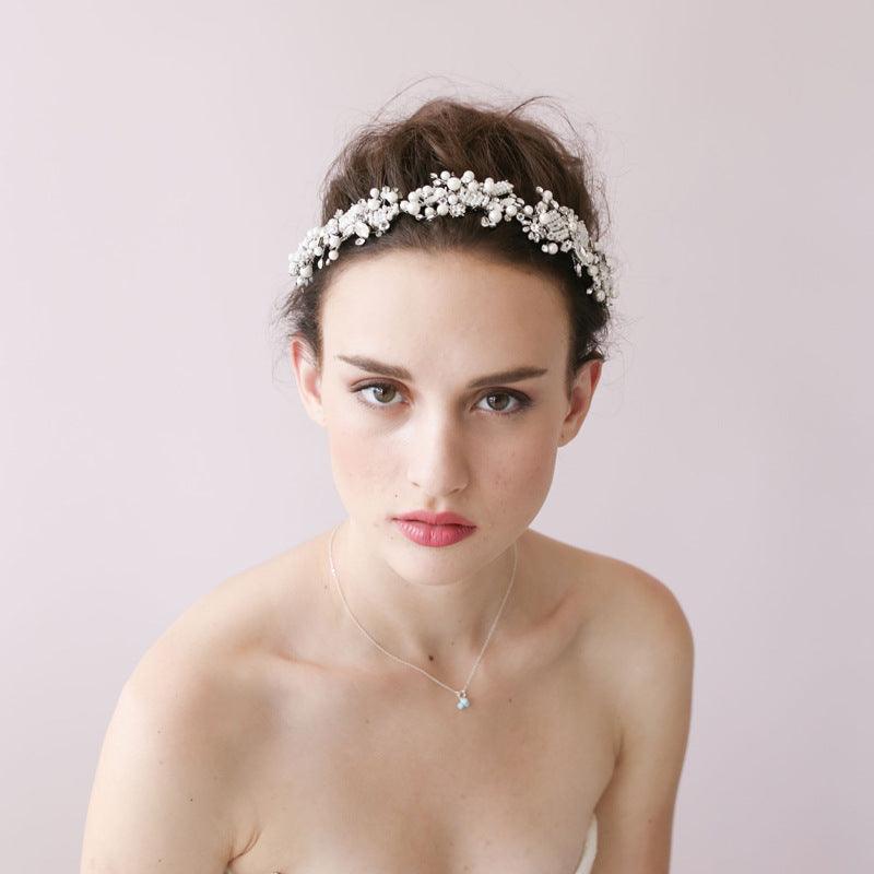 Beaded Bridal Headbands Wedding Dresses - fadidesign