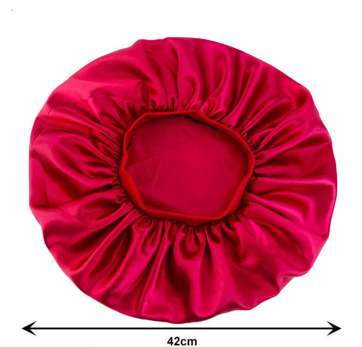 Beauty print Satin silk Bonnet sleep night cap - fadidesign