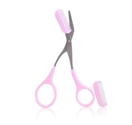 Beauty tools eyebrow scissors with eyebrow comb - fadidesign