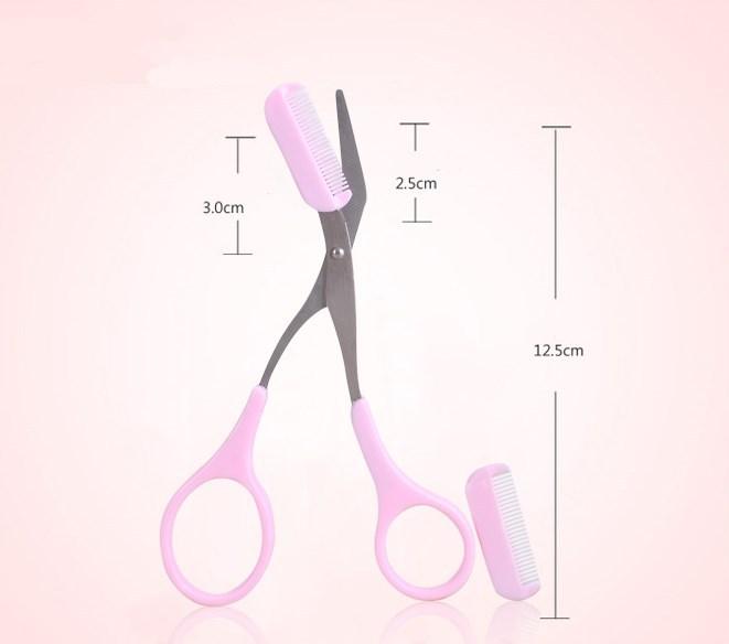 Beauty tools eyebrow scissors with eyebrow comb - fadidesign