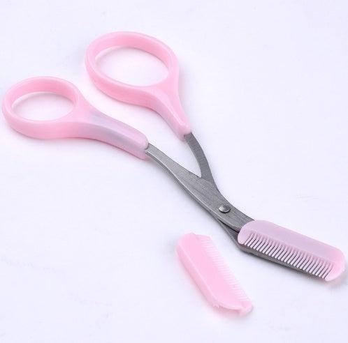 Beauty tools eyebrow scissors with eyebrow comb - fadidesign