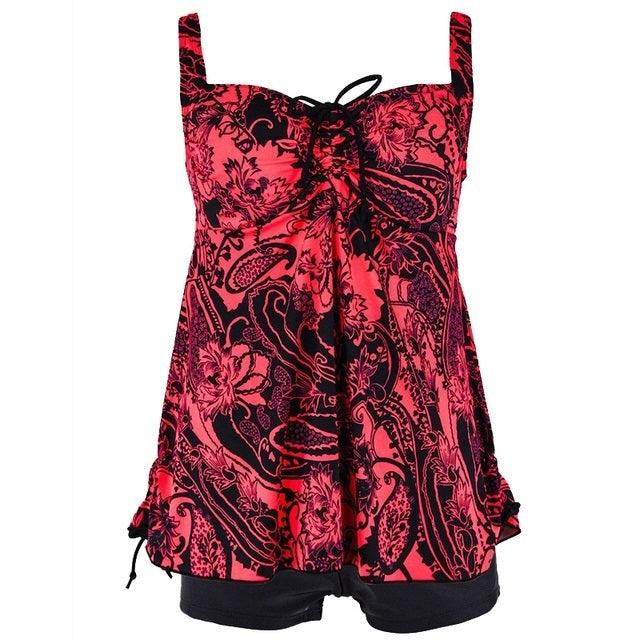 Big Plus Size Sexy Women Swimwear 2 Piece Swim Bathing Suit - fadidesign