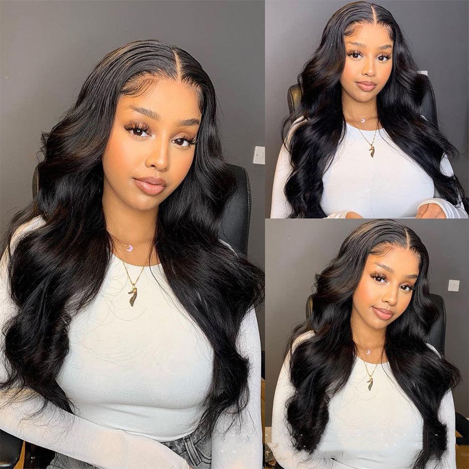 Body Wave Human Hair Lace Front Wigs - fadidesign