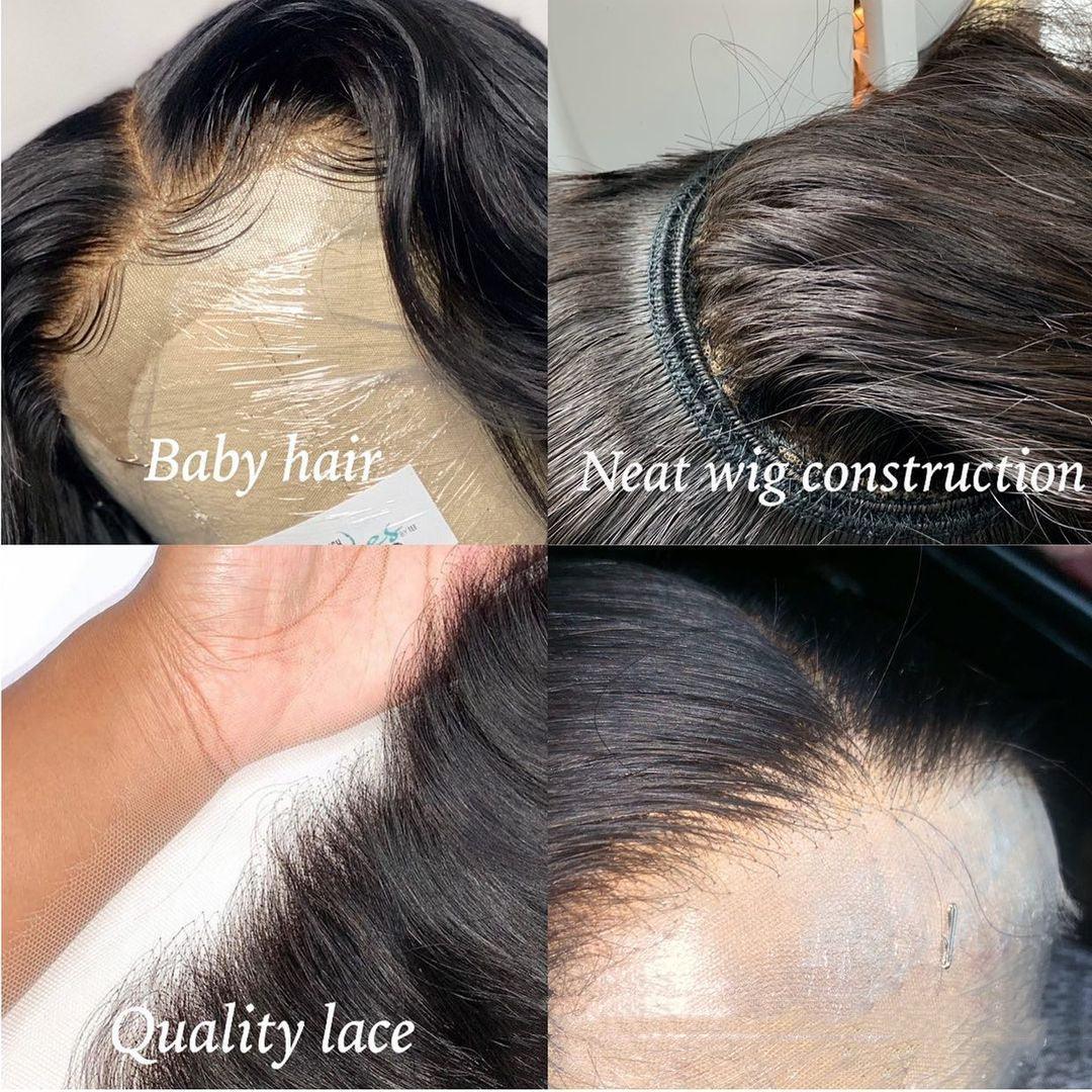 Body Wave Human Hair Lace Front Wigs - fadidesign