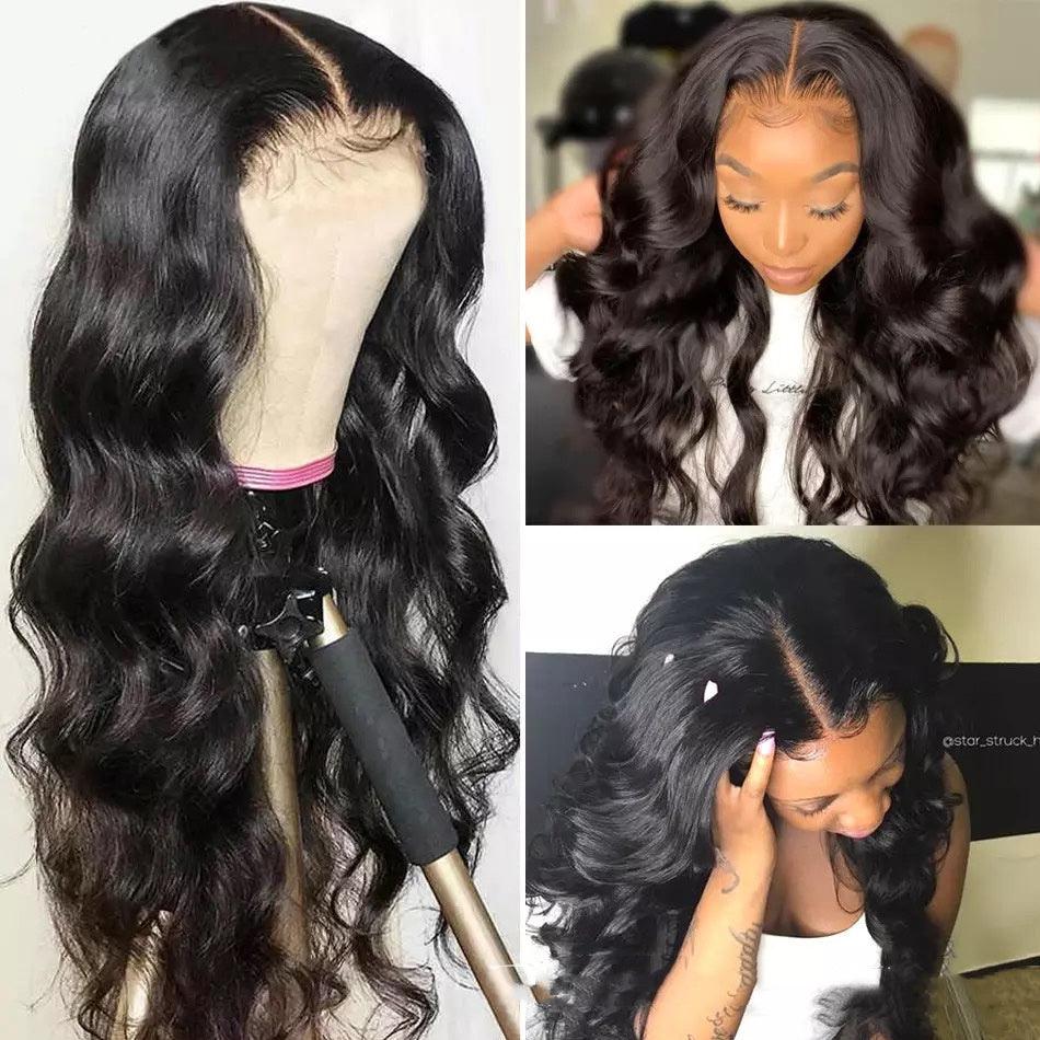 Body Wave Human Hair Lace Front Wigs - fadidesign