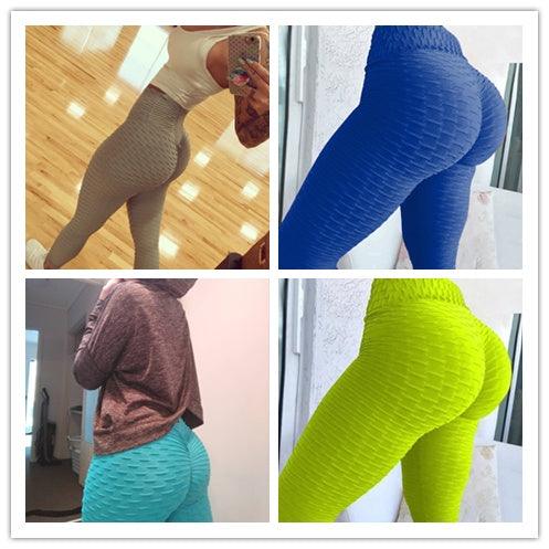 Booty Lifting Anti Cellulite Scrunch Leggings Without Pocket - fadidesign