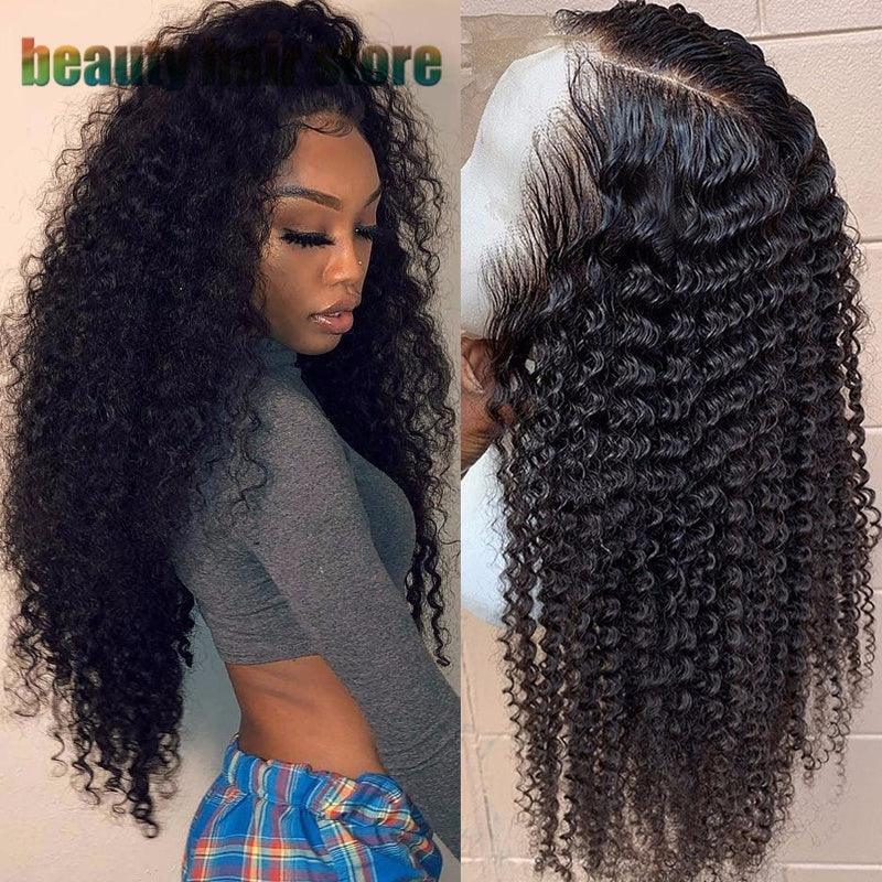 Brazilian Kinky Curly Lace Front Human Hair Wigs - fadidesign